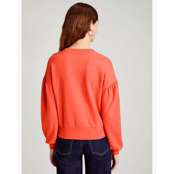 NWT Kate Spade Flower Embroidered Sweatshirt Size Small - Picture 4 of 9